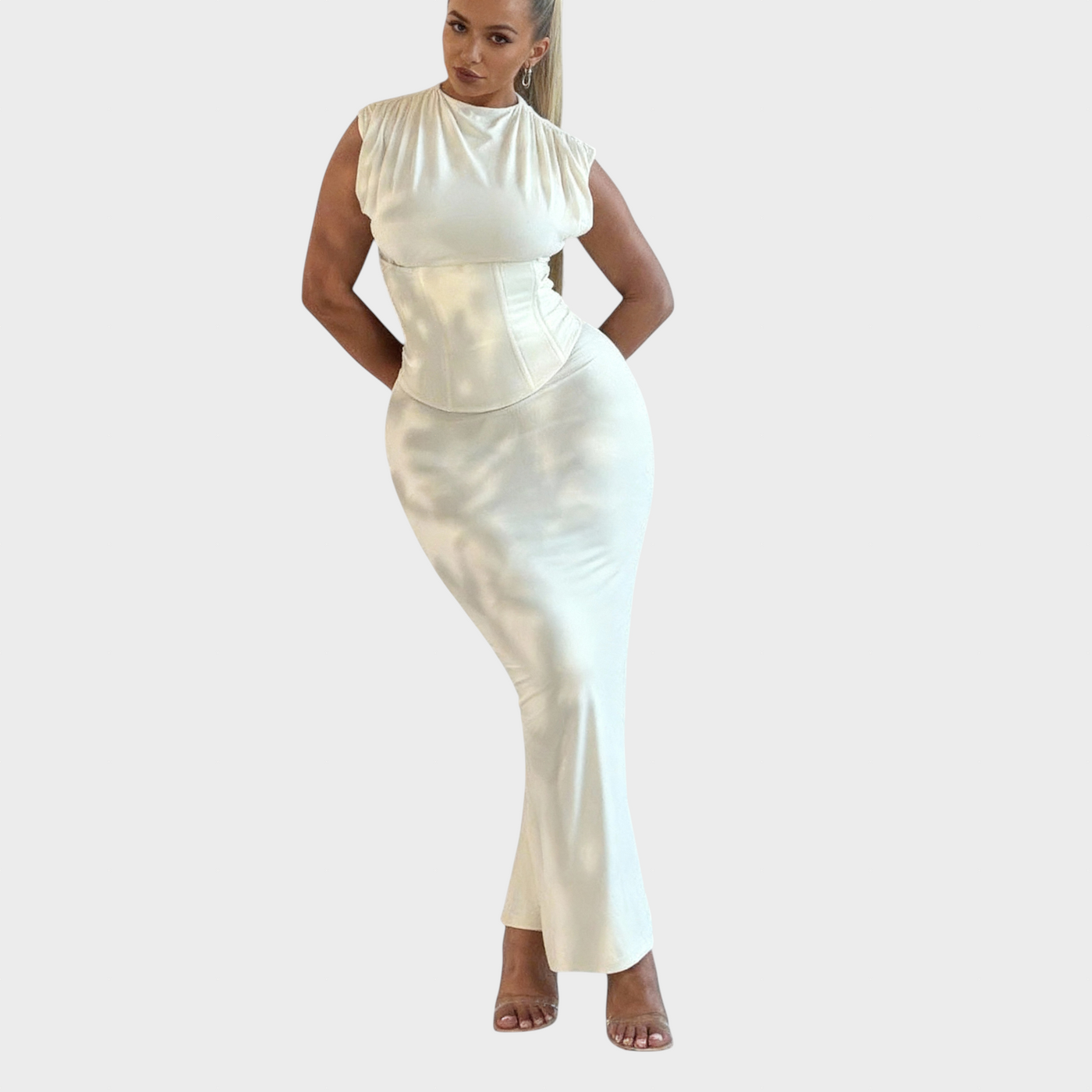 Julia | Sukienka Maxikorsett Bez Ramiączek